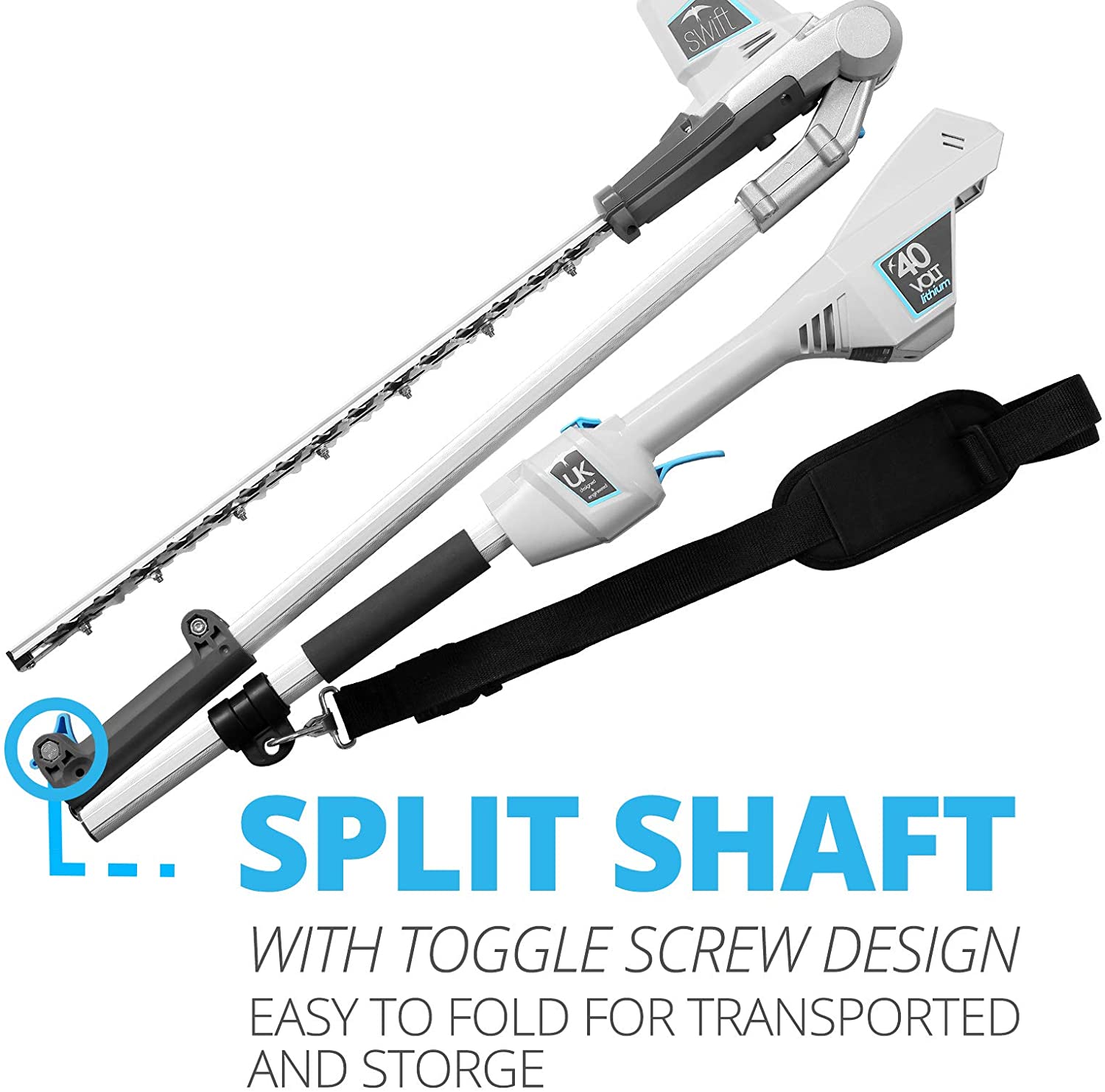40v Long Reach Hedge Trimmer